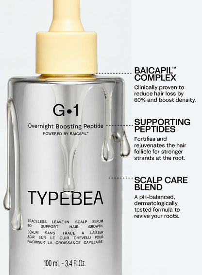 Travel Size - Overnight Boosting Peptide Hair Serum